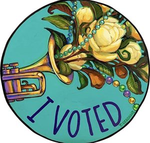 I Voted - signed & numbered